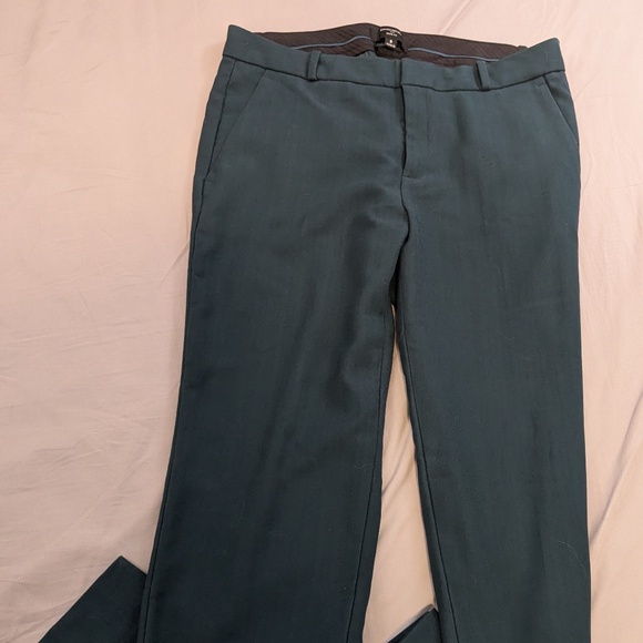 Banana Republic Ryan Fit Pants Size 8 Dark Teal - Picture 7 of 7